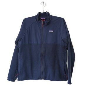 PATAGONIA Navy Lightweight Better Sweater Shelled Fleece Jacket Women’s Size L